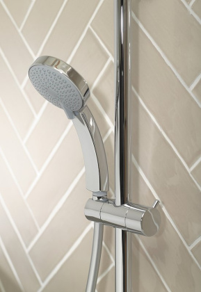 Душевой гарнитур Jacob Delafon Citrus E12907-CP 4 режима, d 9 см., хром Душевой гарнитур Jacob Delafon Citrus E12907-CP 4 режима, d 9 см., хром