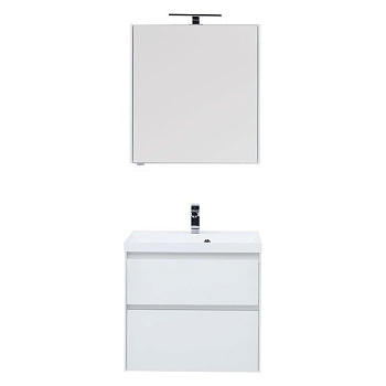 Мебель для ванной Aquanet Гласс 60 белый