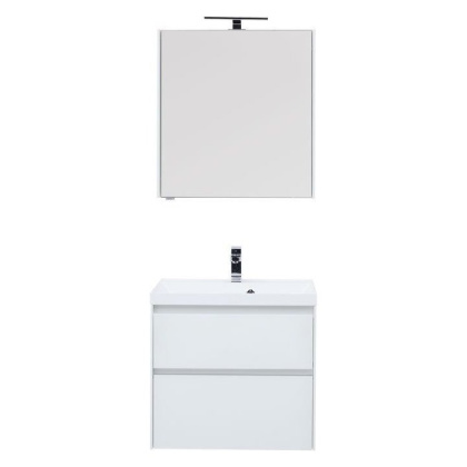 Мебель для ванной Aquanet Гласс 60 белый