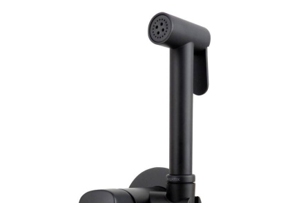 Комплект для гигиенического душа встроенный AQUATEK (cмеситель + гигиеническая лейка + шланг), матовый черный AQ1019MB ВЕГА  Комплект для гигиенического душа встроенный AQUATEK (cмеситель + гигиеническая лейка + шланг), матовый черный AQ1019MB ВЕГА