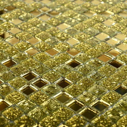 Мозаика Bonaparte Стеклянная Mirror gold 30х30 см, м2