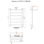 Полотенцесушитель Аспект эл ТЭН 1 П 80*40 (ЛЦ6)