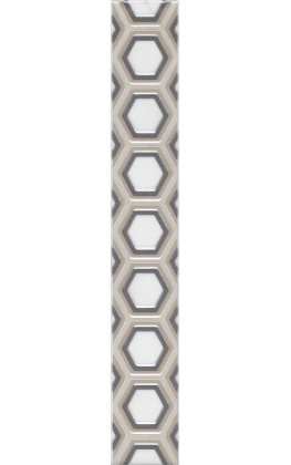 Бордюр AD\A403\6343 Гран Пале геометрия 6см*40см*6,9мм (1уп/22шт/), шт