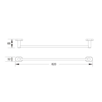 Полотенцедержатель, SG5117T Shevanik, Оружейная сталь