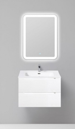 Тумба с раковиной подвесная BelBagno ETNA39-70 Bianco Lucido, раковина белая