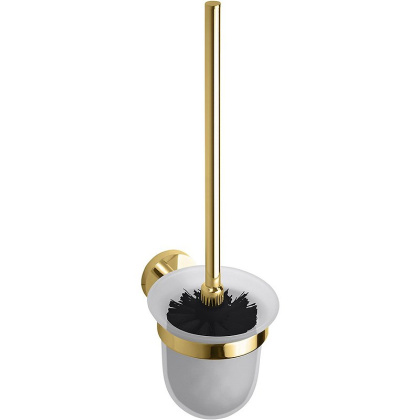 Ершик для унитаза Bemeta Brilo 161113017 Золото (стекло), щётка чëрная Ершик для унитаза Bemeta Brilo 161113017 Золото (стекло), щётка чëрная