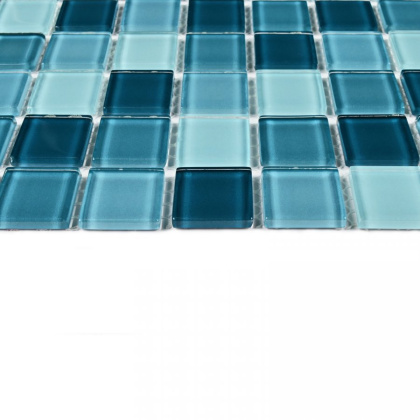 Мозаика стеклянная Sea wave-1 (чип 4*25*25) 300*300(22шт-1.98м2), м2