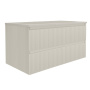 База под раковину Welle 1000 подвесная, 2 выкатных ящика soft-close, M.Beige