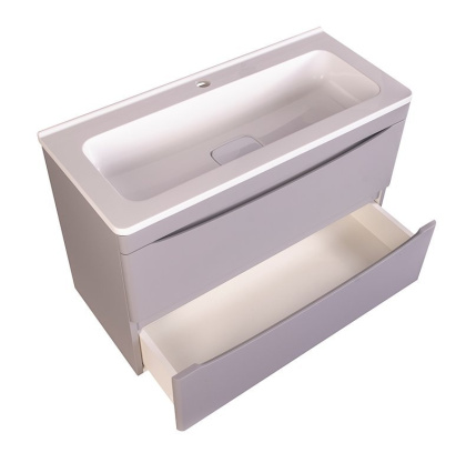 Тумба подвесная Creto Oro 90 см 24-HN90-GR серый люкс