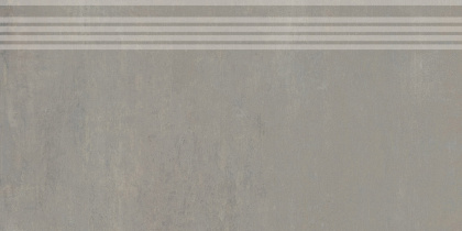 Ступень Гварди серый светлый матовый обрезной 30x60x0,9