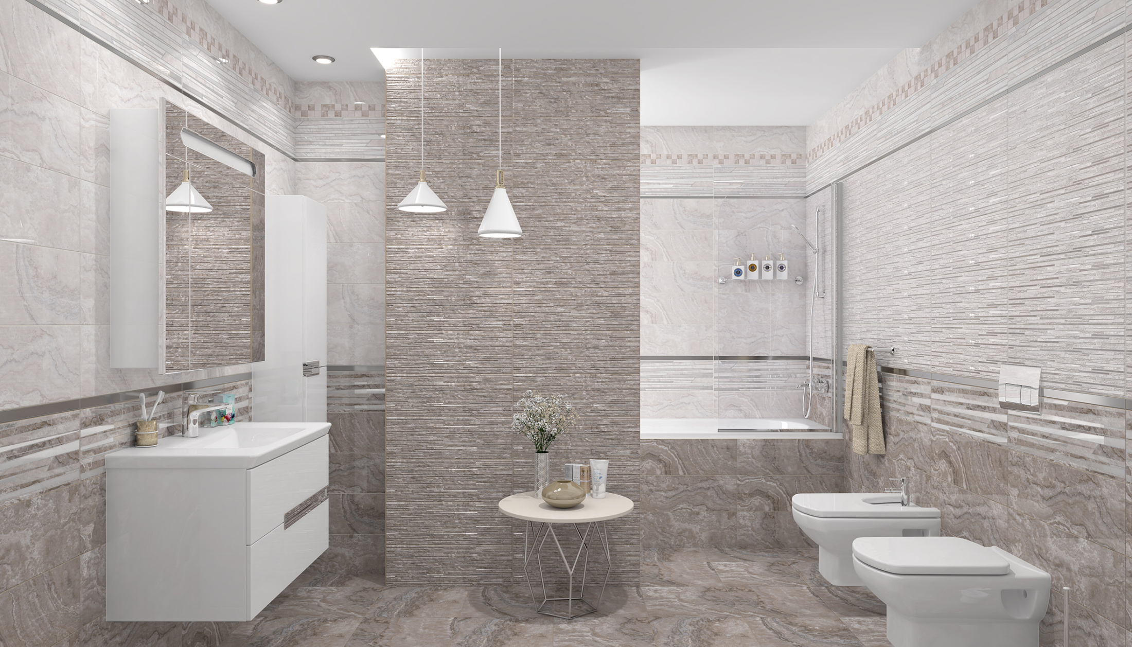 Декор 17-03-15-1189-0 Marmo Tresor коричневый 20*60,шт