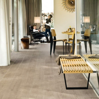 Ламинат Quick-step Largo 1285 Доска белого винтажного дуба (9,5мм/32кл/2,522м2) 2050*205, м2