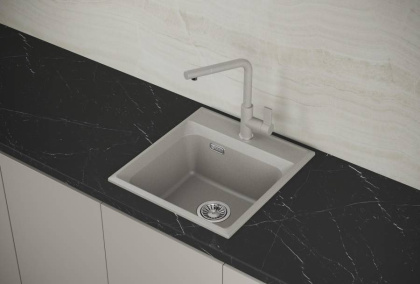 Мойка кухонная Point Мисти 46 серый