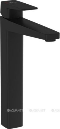 Смеситель Root Square для раковины-чаши, матовый черный