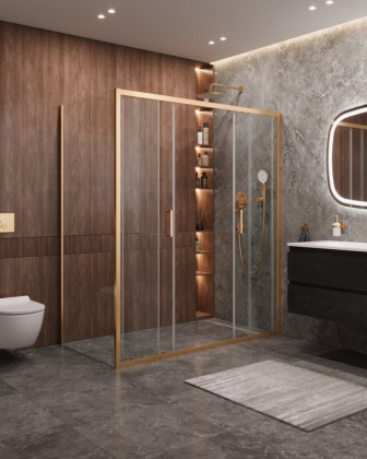 Душевой уголок CEZARES MOLVENO-AH-2/1-170/100-C-Cr-IV 