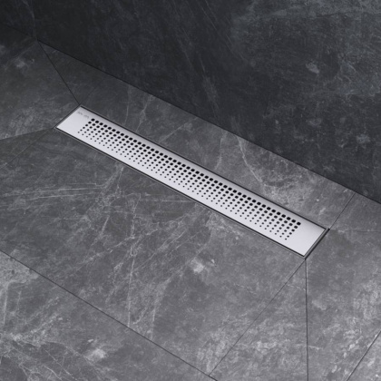 W02SC-P11-050-01SB PrimeFlow Трап для душа линейный универс затвор Cut Gradient 50см цвет сталь мат
