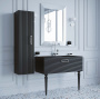 Тумба Linea 100 черная + Хром_Комплект 842-100-BCR Boheme Тумба Linea 100 черная + Хром_Комплект 842-100-BCR Boheme