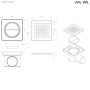 W02BD-P11-010-01BM PrimeFlow Трап для душа точечный мокрый затвор Cut Gradient 10см цвет черн мат W02BD-P11-010-01BM PrimeFlow Трап для душа точечный мокрый затвор Cut Gradient 10см цвет черн мат