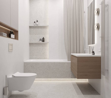 Perla Bianco Керамогранит светло-серый CR6012G0481R 59,5х119,1 матовый