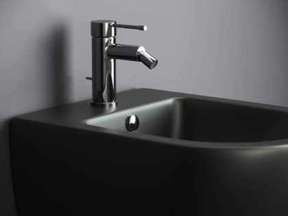 Биде подвесное Ceramica Nova Metropol CN4003MB, черное матовое