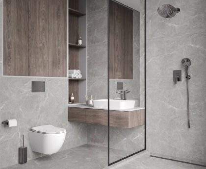 Stone Cool Grey Керамогранит серый 60х60 Полированный
