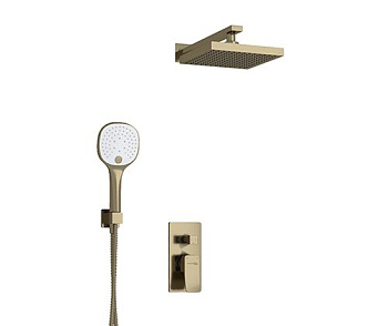 A16040 Встраиваемый комплект для душа с верхней душевой насадкой и лейкой Wasserkraft