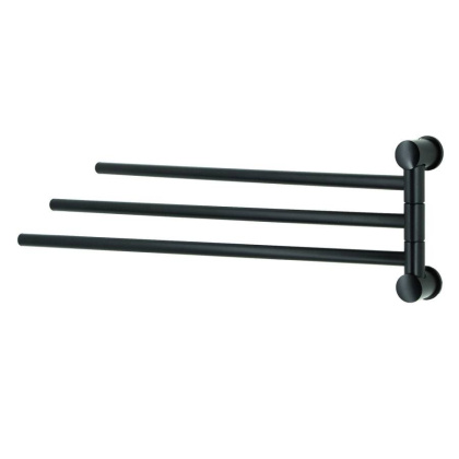 K-1033BLACK Держатель полотенец тройной K-1033BLACK Держатель полотенец тройной