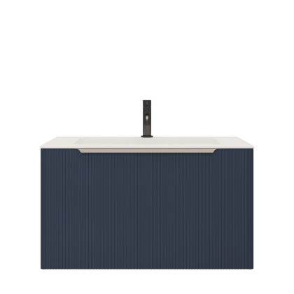 Тумба под раковину Creto Luna Blue 80 см 17-Bl80B