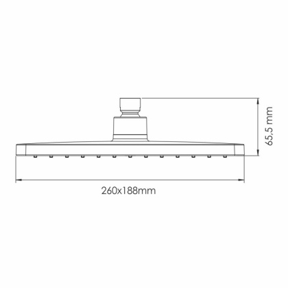 A340 Верхняя душевая насадка