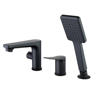 Смеситель Lemark Bronx LM3745BL на борт ванны Смеситель Lemark Bronx LM3745BL на борт ванны
