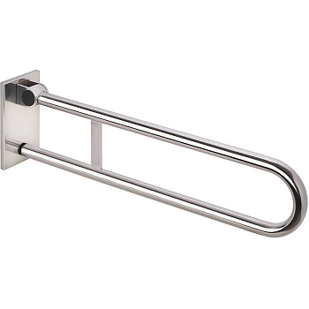 Съемный откидной поручень 813 мм, глянец, с крышкой Съемный откидной поручень 813 мм, глянец, с крышкой