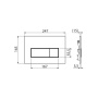 Инсталляция Alcaplast AM101/1120-4:1 RU M571-0001 для унитаза с клавишей смыва Хром глянец