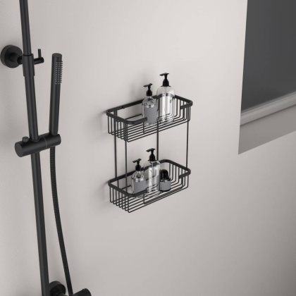 Полка двойная Timo Saona 13083/03 черный