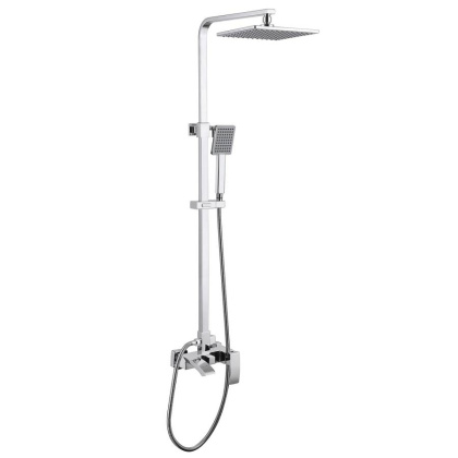 Душевая стойка ABBER Wasserfall AF8616 с изливом, хром Душевая стойка ABBER Wasserfall AF8616 с изливом, хром