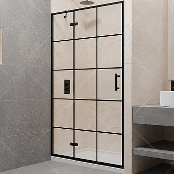 Душевая дверь RGW Passage PA-07B L 90 41080709-84L профиль Черный стекло прозрачное Душевая дверь RGW Passage PA-07B L 90 41080709-84L профиль Черный стекло прозрачное