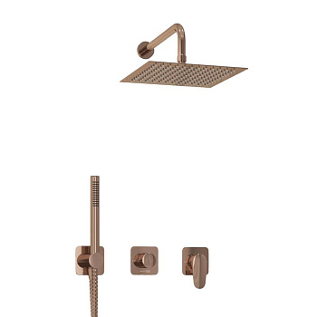 A7751.287.338.329.290.292.291 Встраиваемый комплект для душа с верхней душевой насадкой и лейкой