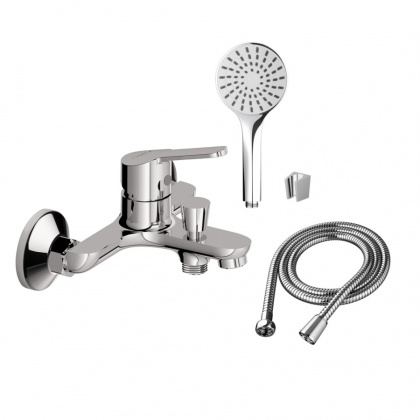 D1010008 Norma Смеситель Для ванны и душа с душевым набором В комплекте D1010008 Norma Смеситель Для ванны и душа с душевым набором В комплекте