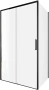 Душевой уголок Aquanet Pleasure Evo 110x80 AE65-110x80-BT профиль черный, прозрачное стекло