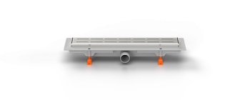 Душевой лоток 35 см Creto Walkway CRE-350 WH с решеткой, хром Душевой лоток 35 см Creto Walkway CRE-350 WH с решеткой, хром