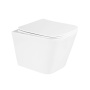 BB3103CHR/SC/BB002-80/BB014-SR-BIANCO Унитаз подвесной с сиденьем BelBagno DUE + Система инсталляции для унитазов с кнопкой смыва BB014-SR-BIANCO Исполнение: Белый 
