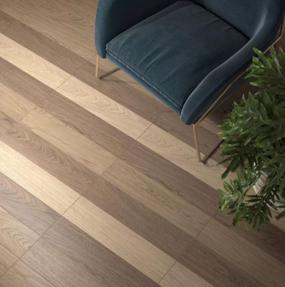 Дистинто коричневый обрезной 15x60x0,9