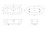 Акриловая ванна BELBAGNO BB417-1900-800