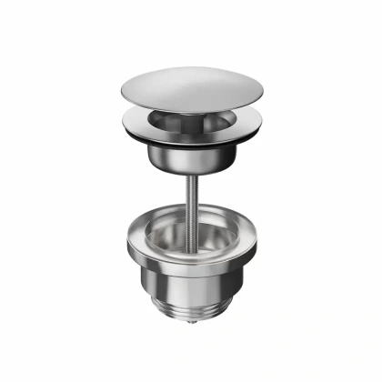 Донный клапан для раковины,  нержавеющая сталь, 24686KM.50.050 Донный клапан для раковины,  нержавеющая сталь, 24686KM.50.050