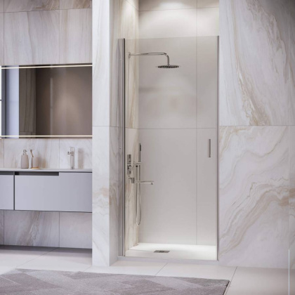 Душевая дверь  90*195 RGW LE-003 Хром/Прозрачное/6 мм