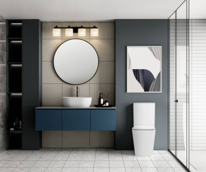 Унитаз компакт Abber Rechteck AC1210TMW белый матовый с микролифтом