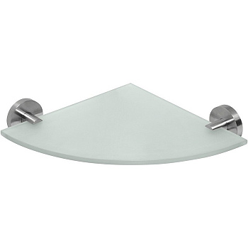 Полочка стеклянная угловая