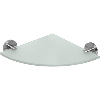 Полочка стеклянная угловая