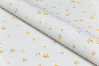 Обои виниловые Уик-энд мотив, бежево-жёлтый звезды