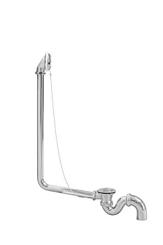 Слив-перелив для ванны Wirquin В (хром)