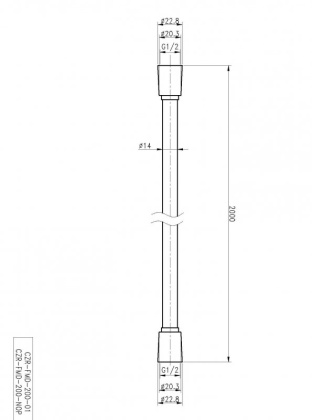 CZR-FMD-120-01 Гибкий шланг PVC, длина 1,2 м, хром CZR-FMD-120-01 Гибкий шланг PVC, длина 1,2 м, хром